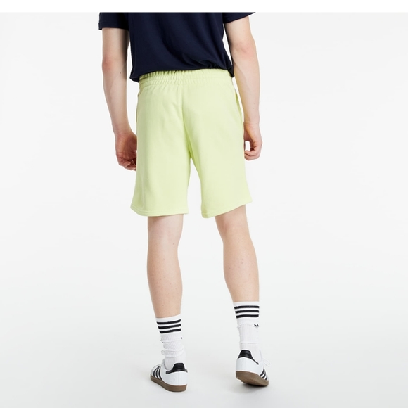 Adidas Men's Essential Fleece Shorts Yellow Zip Pockets Sweat Shorts Sz M - Picture 5 of 12